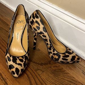 Nine West Leopard Stiletto Pumps